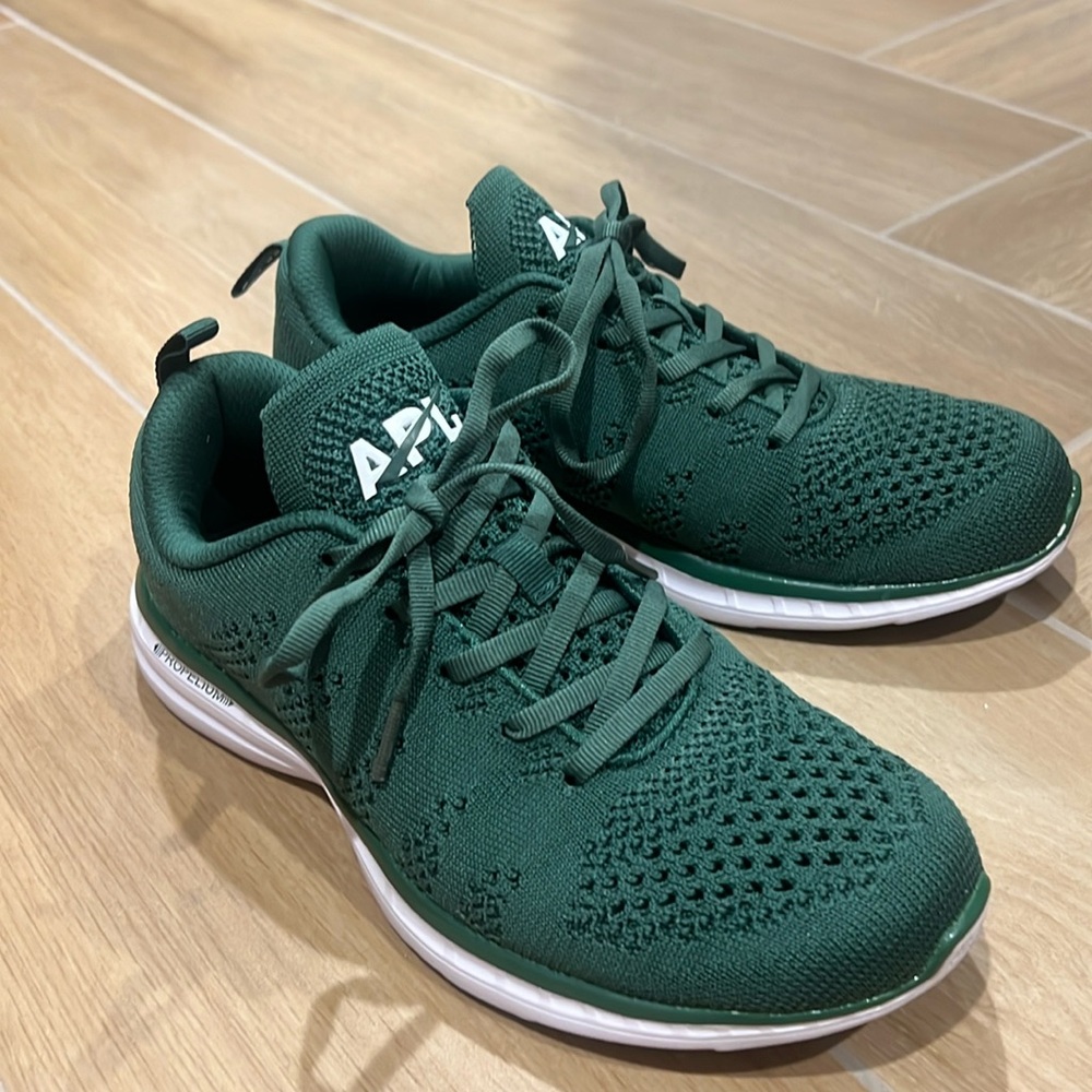 APL green tennis shoes